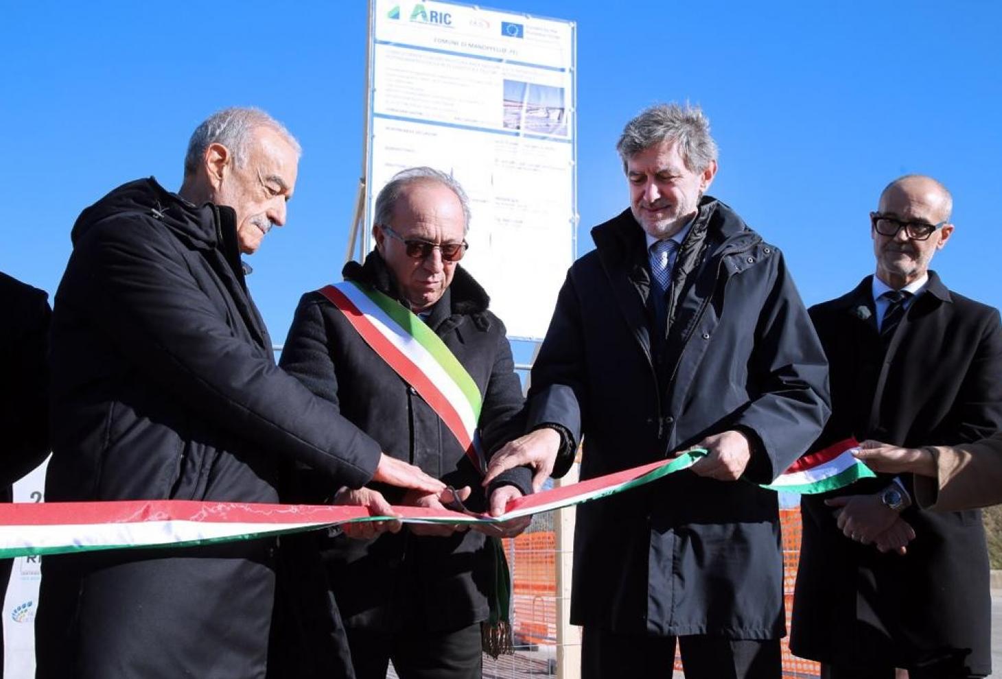Interporto d’Abruzzo: inaugurata area cantiere per raddoppio binario ferroviario con un finanziamento di 10 milioni di euro di fondi PNRR 