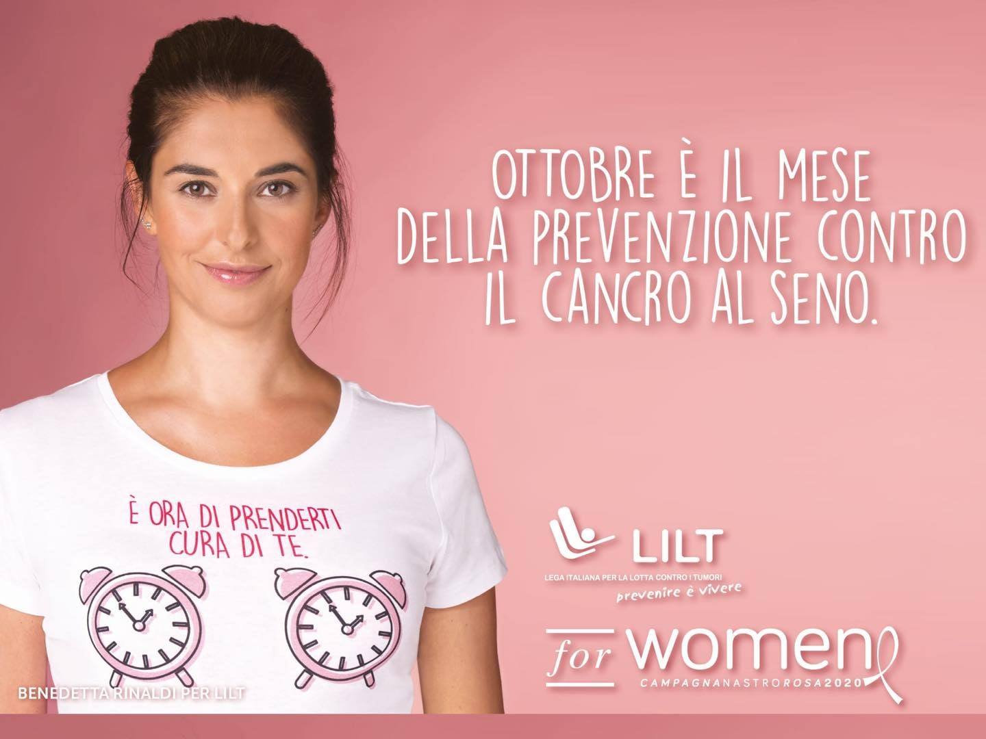 LILT: ottobre è il mese della prevenzione contro il cancro al seno