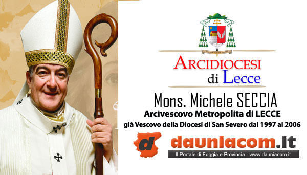 26 novembre 2023: 46° anniversario dell’ordinazione sacerdotale dell’Arcivescovo Metropolita di Lecce Mons Michele Seccia già Vescovo della Diocesi di San Severo