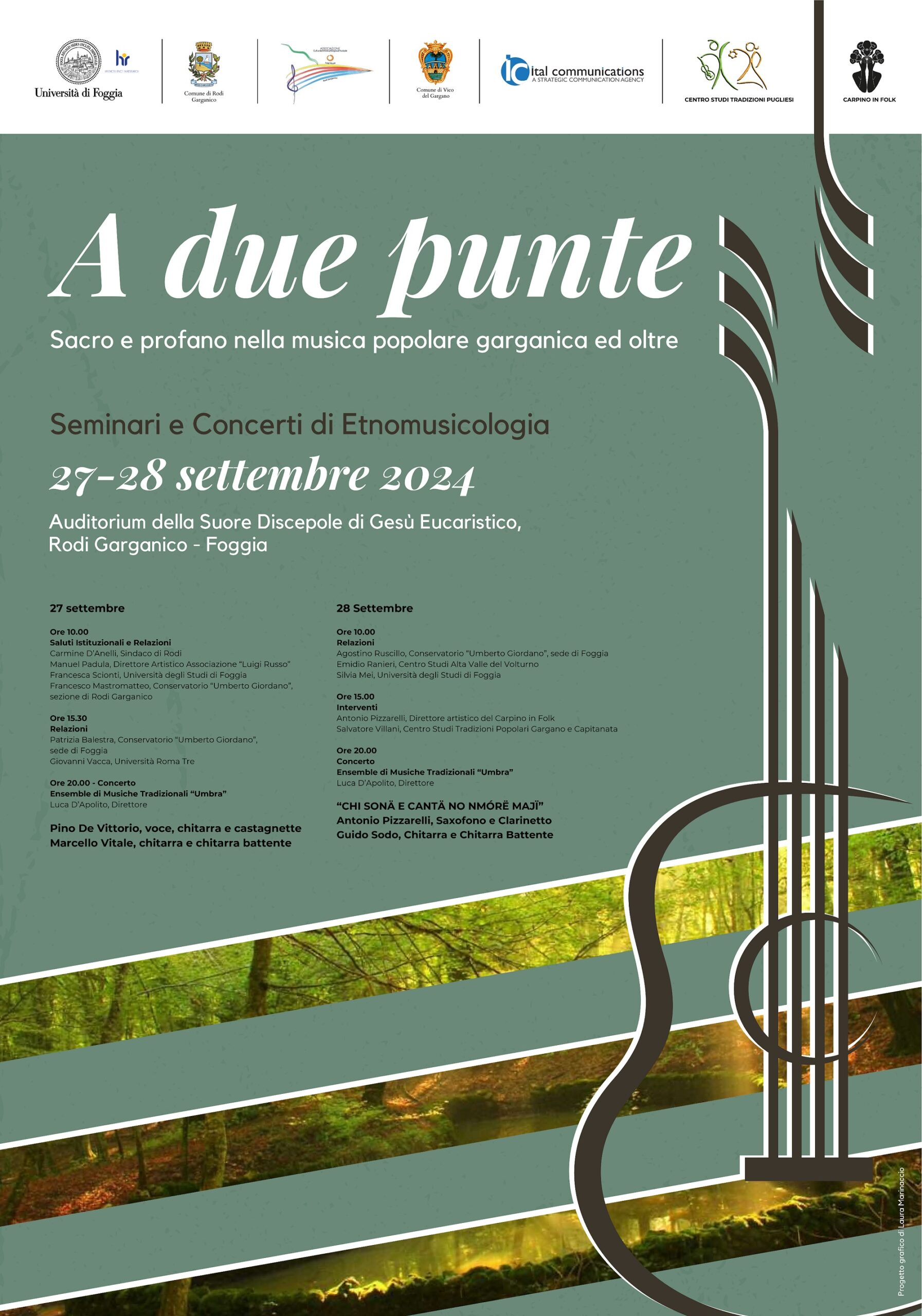 Torna A due punte: il viaggio nella musica popolare garganica il 27 e 28 settembre 2024 a Rodi Garganico