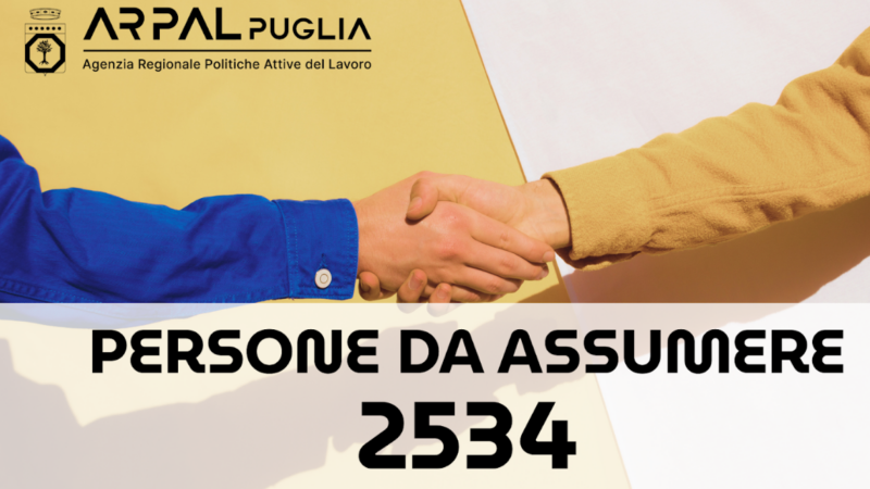 ARPAL PUGLIA: OLTRE 2500 POSIZIONI DISPONIBILI TRA FOGGIA,BAT E BARI. APERTO GRANDE RECLUTAMENTO PER GOVERNANTI E ADDETTI ALLE PULIZIE NEL SETTORE TURISTICO