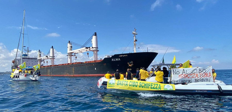 COLDIRETTI PLAUDE AI DAZI SUL GRANO RUSSO E BIELORUSSO DOPO +1000%DI IMPORTAZIONI: STANGATA DA OLTRE 40MLN EURO