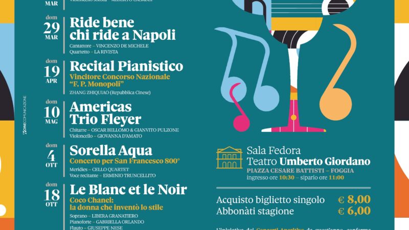Torna il rito della domenica con Suoni del Sud: al via la rassegna dei Concerti Aperitivo 2026 da domenica 15 marzo