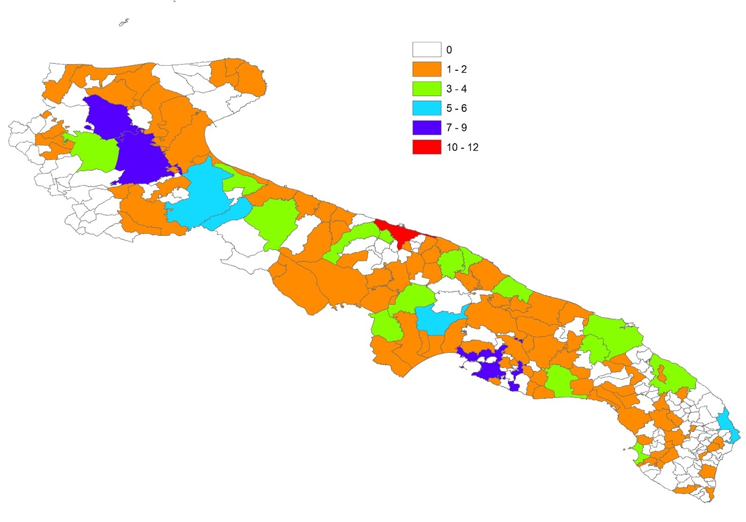 Incidenti stradali più vittime sulle strade extraurbane a luglio il mese più critico. La Provincia di Foggia assieme a quella di Brindisi e Lecce registra in percentuale l’incremento più alto di vittime