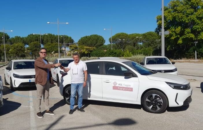 L’ASL Foggia investe nella mobilità sostenibile: consegnate le prime nove auto full electric