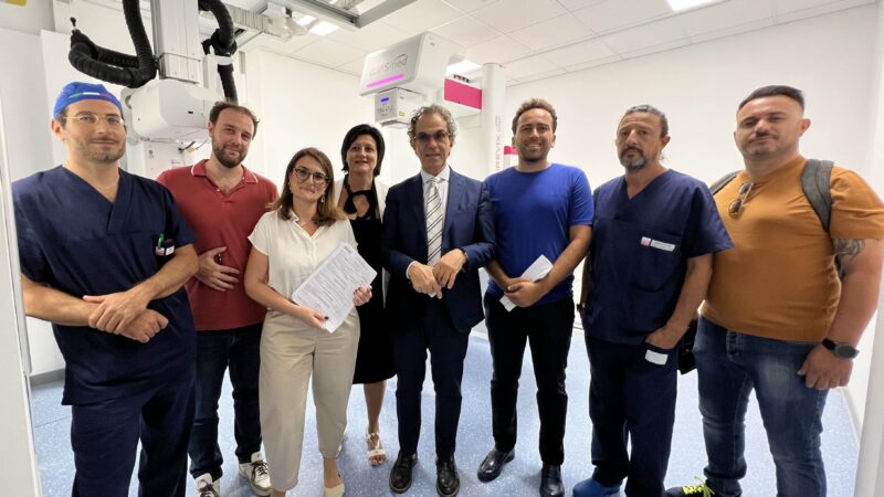 ASL Foggia: collaudato il primo tavolo radiologico all’Ospedale San Camillo De Lellis di Manfredonia