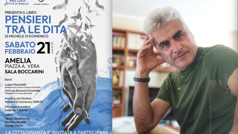 Da Orsara all’Umbria: le poesie di Michele Di Domenico ad Amelia sabato 21 febbraio 2026