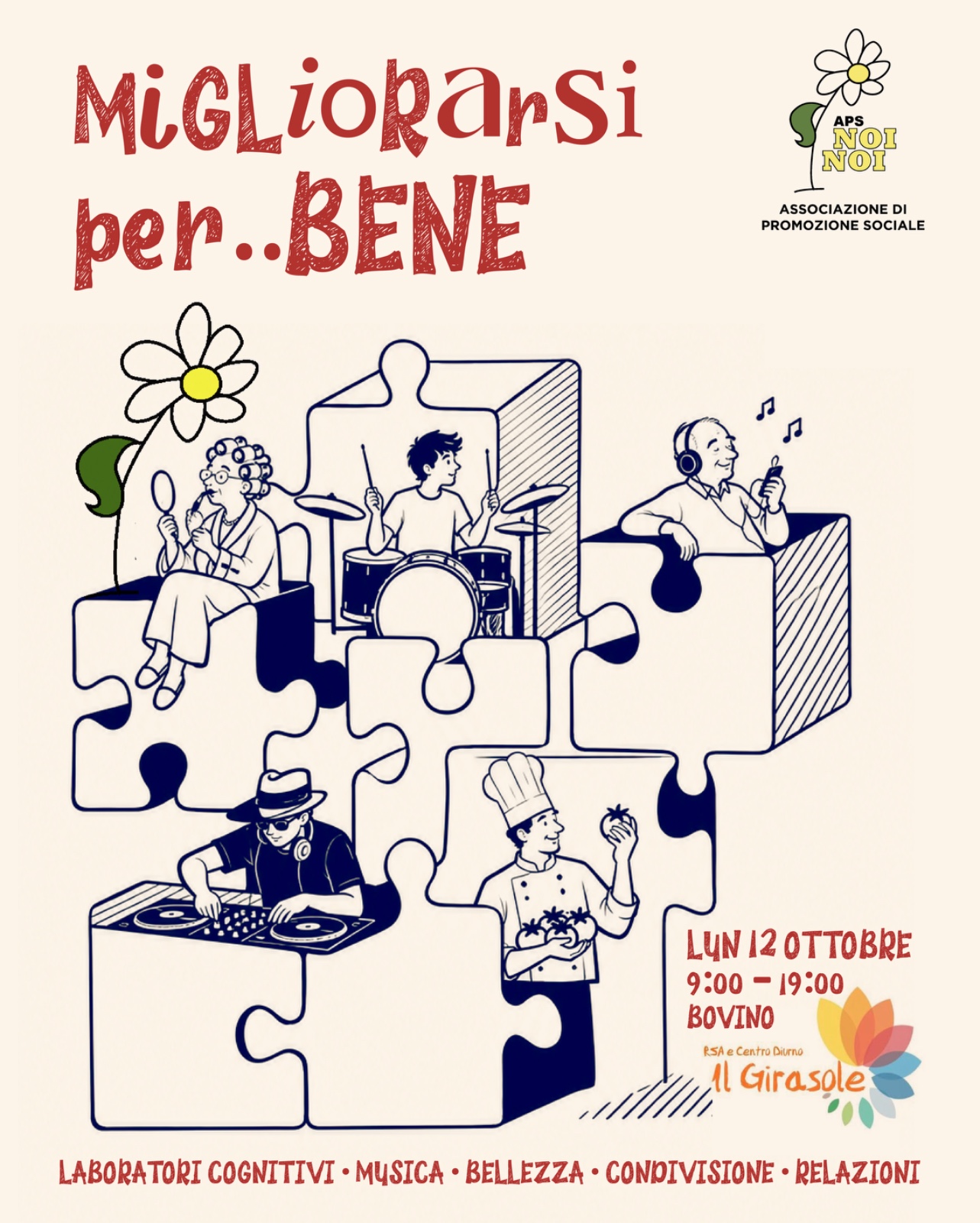 Parrucchieri, musica live e coccole di bellezza in RSA: a Bovino il 12 ottobre 2026 arriva Migliorarsi per bene