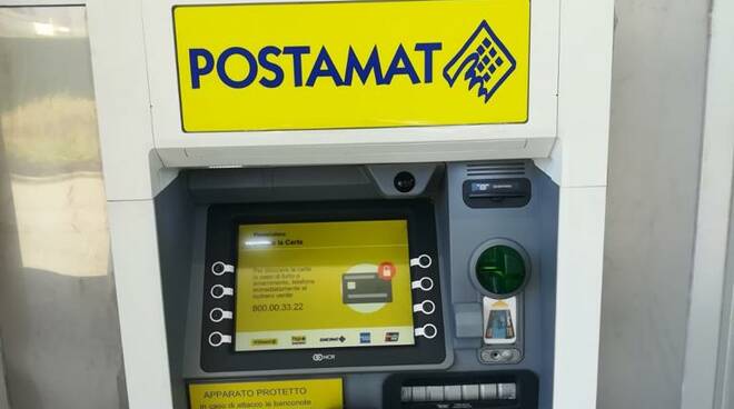 POSTE ITALIANE: RIATTIVATI H24 GLI ATM DEGLI UFFICI POSTALI NELLE PROVINCE DI FOGGIA E BAT