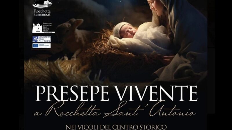 A Rocchetta Sant’Antonio un intero paese diventa Presepe Vivente sabato 27 e domenica 28 dicembre 2025