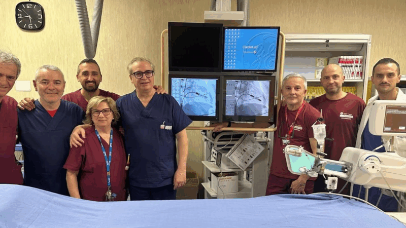 Eseguito primo intervento per l’impianto di pacemaker Aveir VR ad una paziente di 52 anni presso l’Ospedale Teresa Masselli Mascia di San Severo