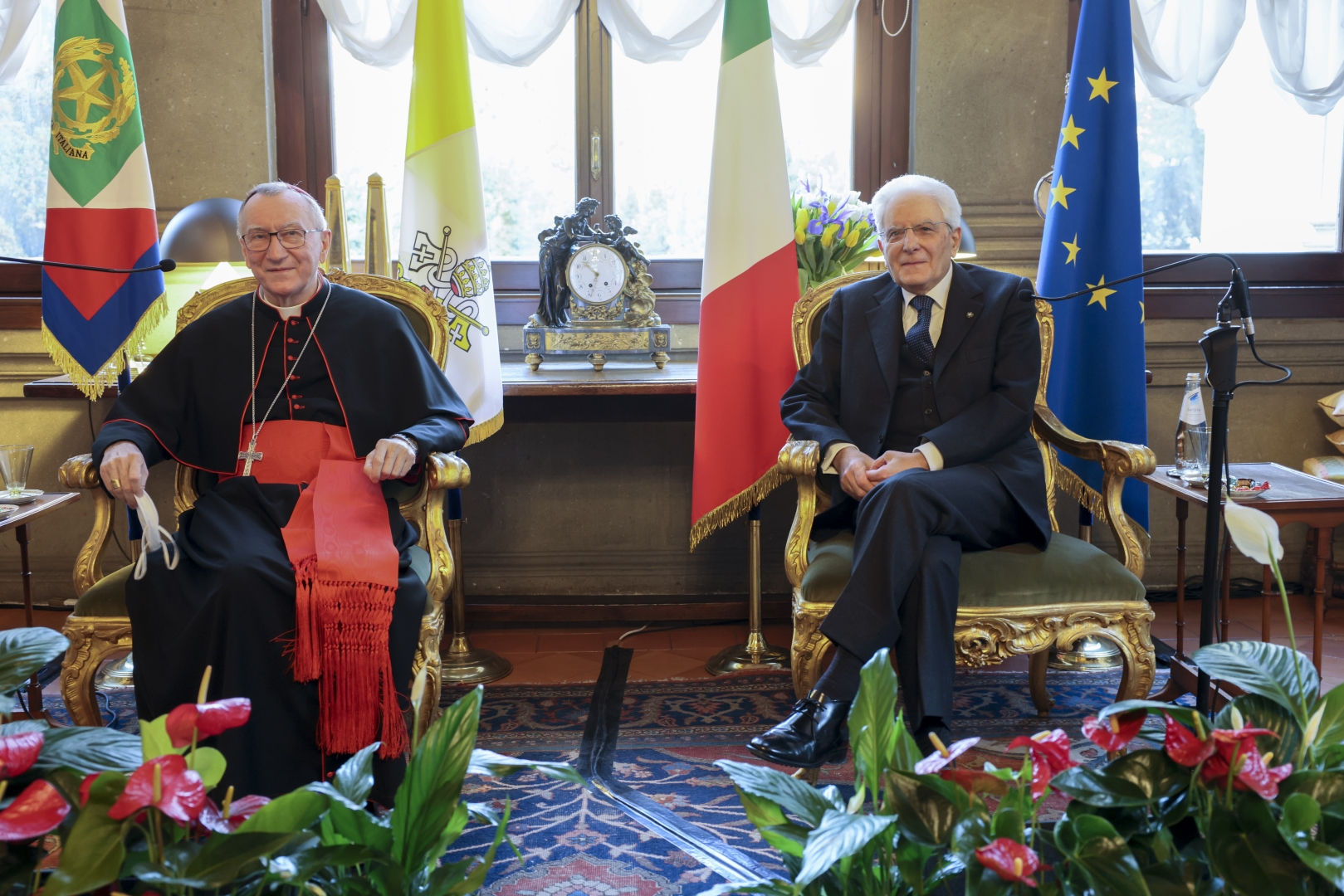 Il Presidente Mattarella a Palazzo Borromeo per l’anniversario dei Patti Lateranensi e dell’Accordo di Revisione del Concordato
