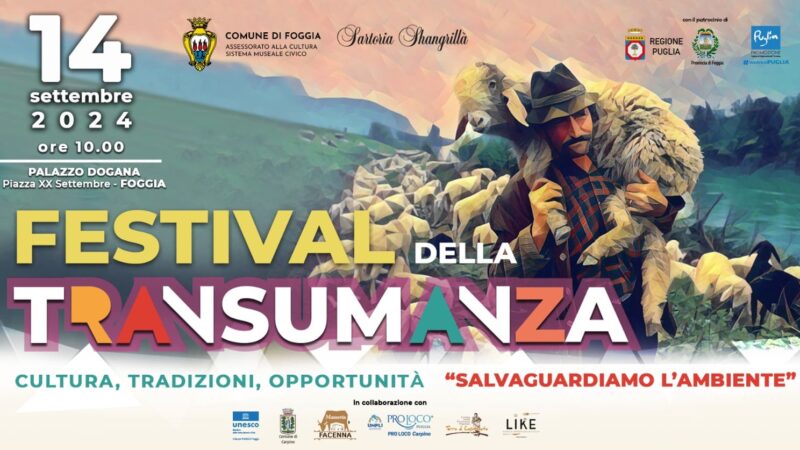 Festival della Transumanza il 14 settembre 2024 a Foggia