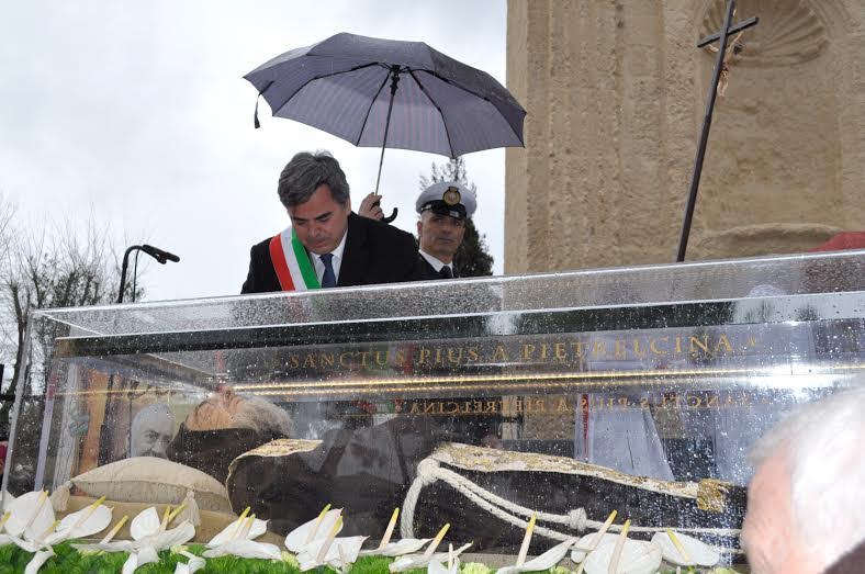 Esposizione a Foggia delle spoglie di San Pio, dichiarazione del sindaco Franco Landella
