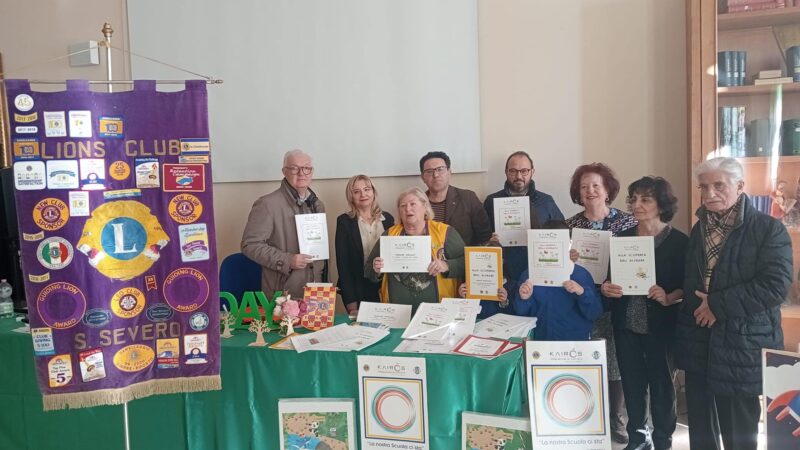Grande successo per il progetto Kairòs presso la Scuola De Amicis di San Severo a cura del Lions Club