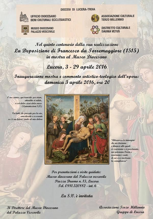 PICTOR FUIT FRANCISCUS TURRIS MAIORIS 1515. INAUGURAZIONE MOSTRA AL MUSEO DIOCESANO di Lucera