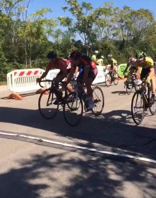 Orazio Coppola sul podio alla granfondo Angelini