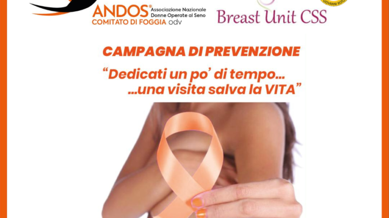 Prevenzione del tumore al seno: il 19 ottobre 2024 visite ed ecografie gratuite al Poliambulatorio Giovanni Paolo II dell’IRCCS Casa Sollievo della Sofferenza di San Giovanni Rotondo