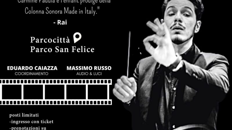 Carmine Padula & Ensemble Suoni del Sud il 26 agosto 2021 alle ore 21  al Parcocittà di Foggia