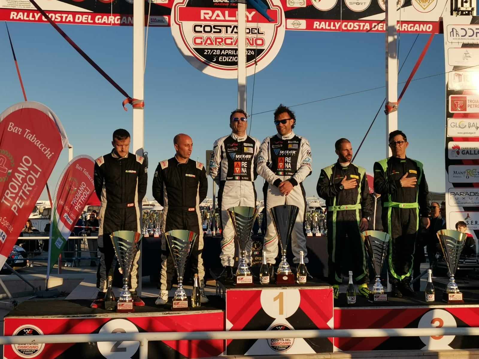 IL TERZO RALLY COSTA DEL GARGANO E’ DI STEFANO ZAMBON E GABRIELE ROMEI