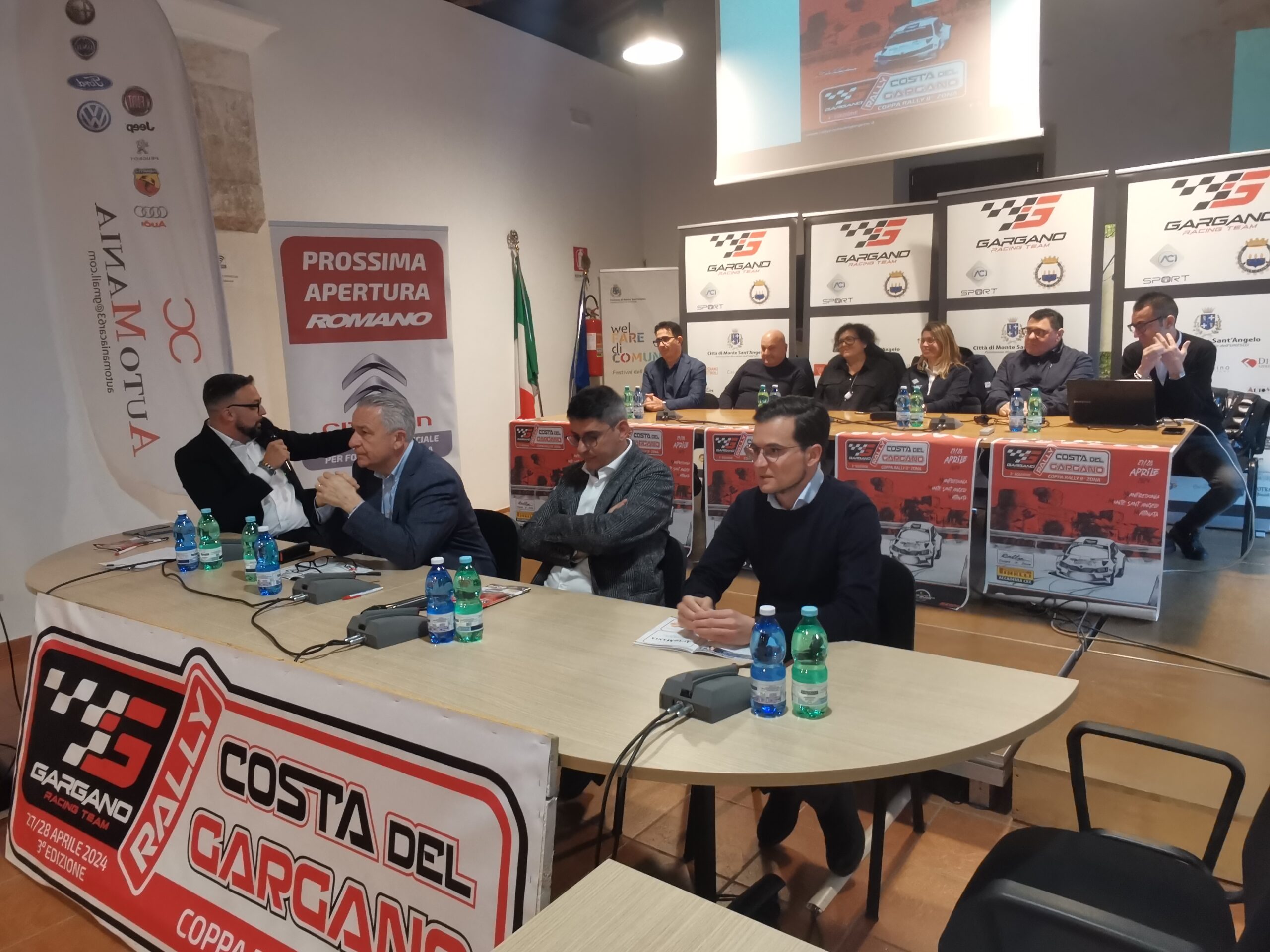 Terminata la presentazione del Terzo Rally del Gargano che si terrà il 27 e 28 aprile 2024