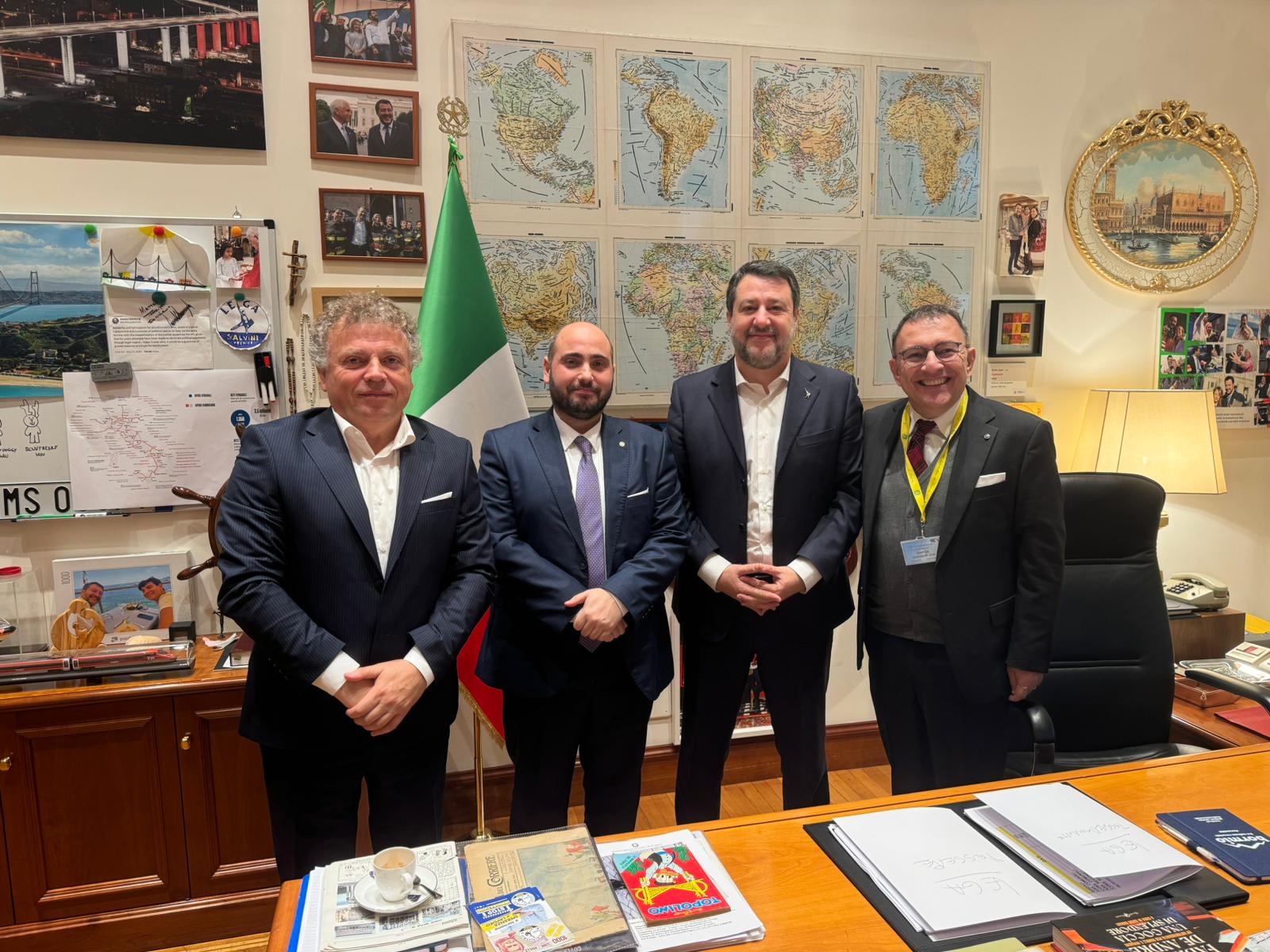 Galleria Passo del Lupo, crisi idrica e Tribunale di Lucera: Antonio Tutolo ha incontrato il Ministro e Vice Presidente del Consiglio Matteo Salvini